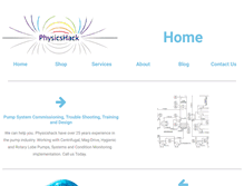 Tablet Screenshot of physicshack.com